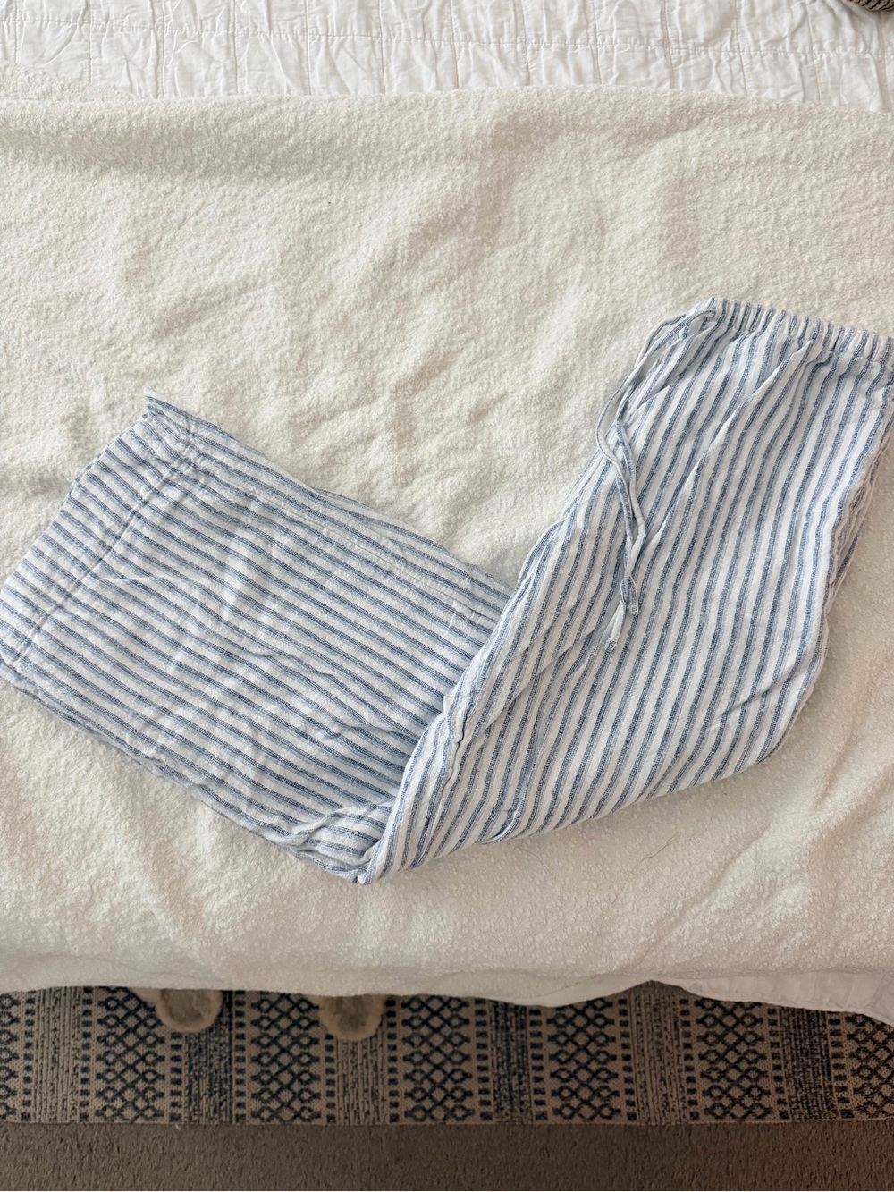 Striped Linen Pants